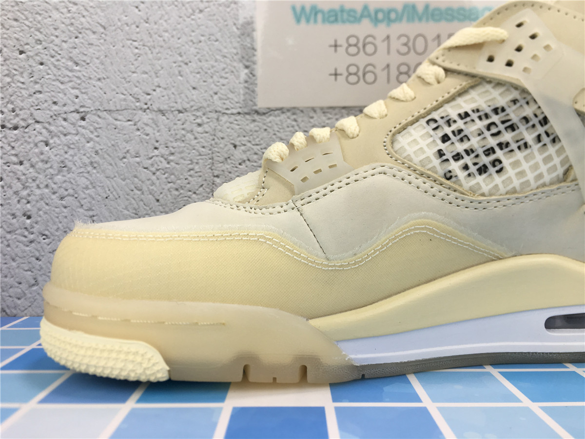 New batch Off-White x Wmns Air Jordan 4 SP Sail CV9388-100